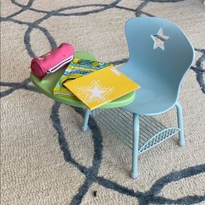 american girl retired desk set